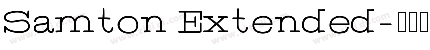 Samton Extended字体转换